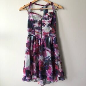Gorgeous Guess Floral Corset Dress Size 8 Fits S-M